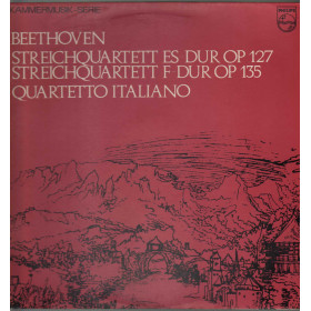 Beethoven Quartetto Italiano Lp Streichquartett Es-Dur Op 127 / F-Dur Op 135 Beethoven Quartetto Italiano Lp Streichquartett Es-Dur Op 127 / F-Dur Op 135