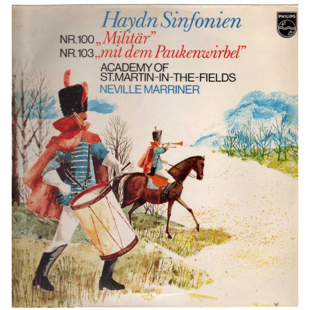 Haydn St. Martin-in-the-Fields Marriner ‎Lp Sinfonien Nr. 100 Militär Nr. 103