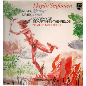 Haydn St. Martin-in-the-Fields Marriner Lp Sinfonien Nr. 43 Merkur Nr. 59 Feuer Haydn St. Martin-in-the-Fields Marriner Lp Sinfonien Nr. 43 Merkur Nr. 59 Feuer