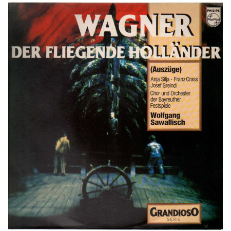 Wagner A Silja F Crass J Greindl Sawallisch ‎Lp Der Fliegende Hollander Auszuge