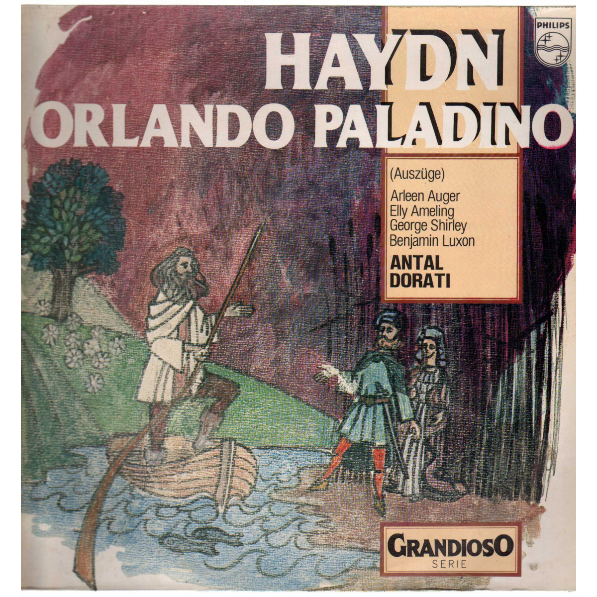 Haydn Auger Ameling Shirley Luxon Dorati Lp Orlando Paladino