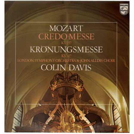 Mozart London Symphony Choir Davis Lp Credo-messe KV 257 / Kronungsmesse KV 317