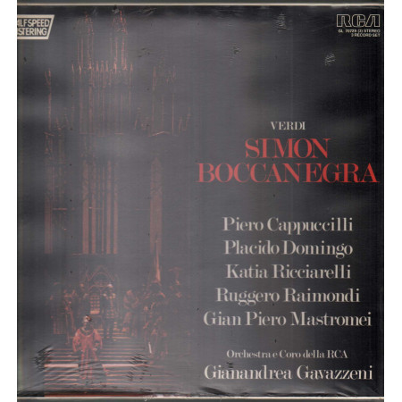 Verdi Domingo Ricciarelli Raimondi Gavazzeni Cappuccilli Lp Simon Boccanegra RCA