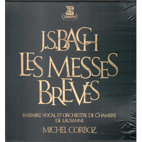 JS Bach Ensemble Vocal de Lausanne Corboz Lp Les Messes Breves Erato Sigillato