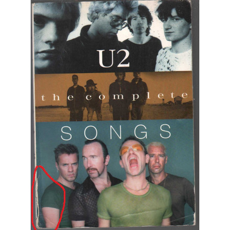 U2 Libro The Complete Songs (Le Canzoni Complete) 1999 OMNIBUS PRESS