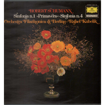 Schumann Berlin Philharmonic Kubelik ‎Lp Sinfonia N 1 Primavera • Sinfonia N.4