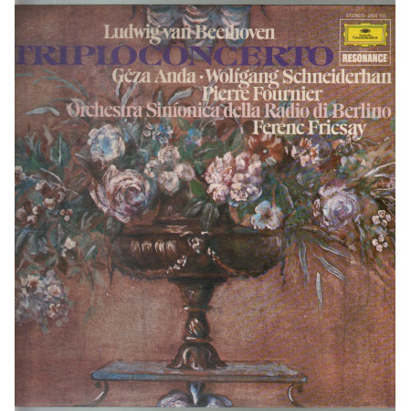 Beethoven Anda Schneiderhan Fournier Orchester Berlin Fricsay ‎Lp Triploconcerto