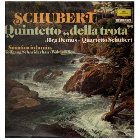 Schubert Demus Schneiderhan Klien Lp Quintetto della trota / Sonatina in la min