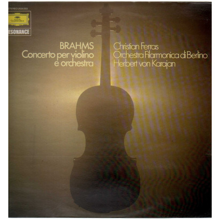 Brahms C Ferras  Karajan ‎Lp Concerto Per Violino E Orchestra Op.77 Nuovo