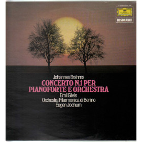J Brahms E Gilels E Jochum Lp Vinile Concerto N 1 Per Pianoforte e Orchestra J Brahms E Gilels E Jochum Lp Vinile Concerto N 1 Per Pianoforte e Orchestra