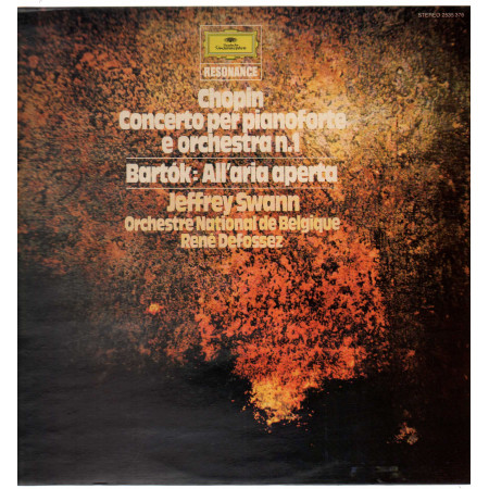 Chopin Bartok Swann Lp Concerto Per Pianoforte e Orchestra N 1 All'Aria Aperta