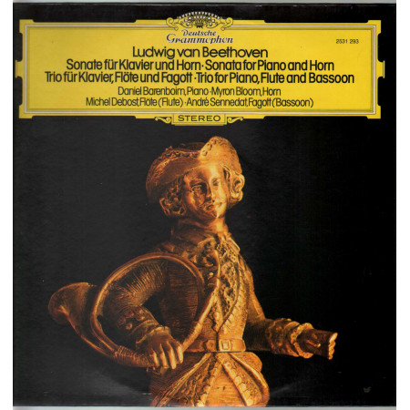 Beethoven Barenboim ‎Lp Sonate Fur Klavier Und Horn / Trio Fur Klavier Flote