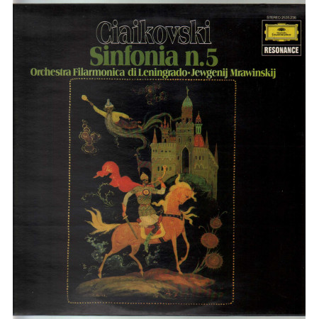 Ciaikovski Orchestra Filarmonica Di Leningrado Jewgenij Mravinskij Lp Sinfonia 5