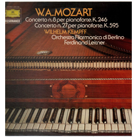 Mozart Kempff Leitner Lp Concerto N. 8 N 27 Per Pianoforte K.246 / K 595 Nuovo