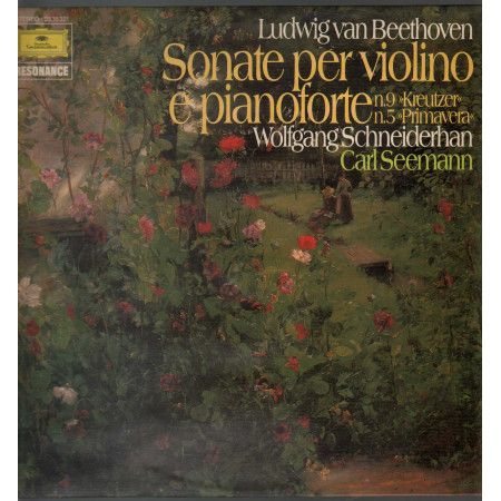 Beethoven Schneiderhan Seemann ‎Lp Sonate Per Violino Pianoforte N 9 / N 5