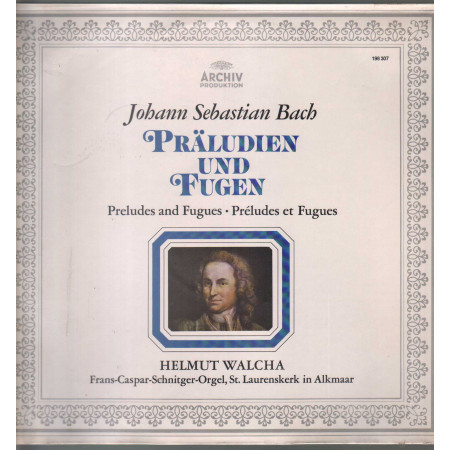 Bach Helmut Walcha Lp Vinile Praludien Und Fugen Archiv Produktion 198 307