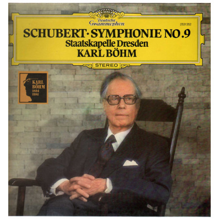 Schubert Staatskapelle Dresden Karl Bohm Lp Symphonie No 9 Deutsche Grammophon ‎