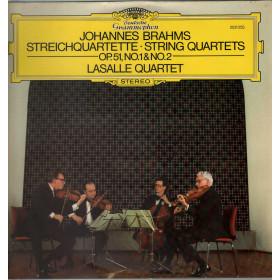 Johannes Brahms LaSalle Quartet LP Vinile Streichquartette Op 51 No 1 , 2 Nuovo Johannes Brahms LaSalle Quartet LP Vinile Streichquartette Op 51 No 1 , 2 Nuovo