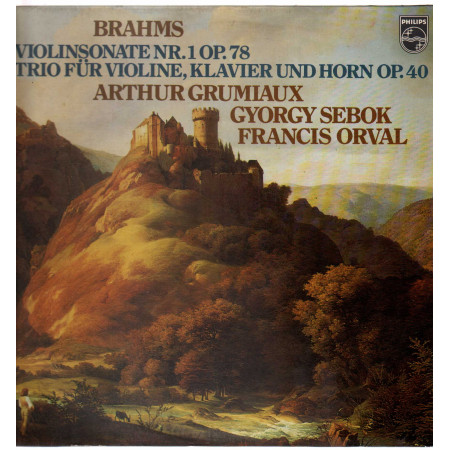 Brahms Grumiaux Sebok ‎LP Violin Sonatas No.1 / Trio For Violin Piano und Horn