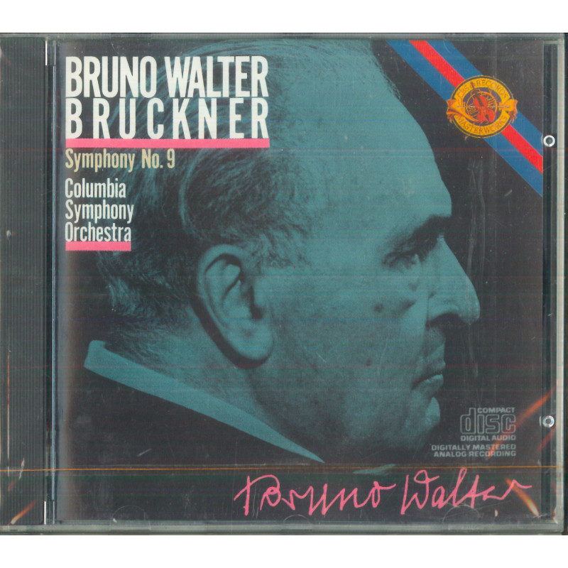 Bruckner , Bruno Walter CD Symphony No. 9 / CBS Masterworks – MK 42037