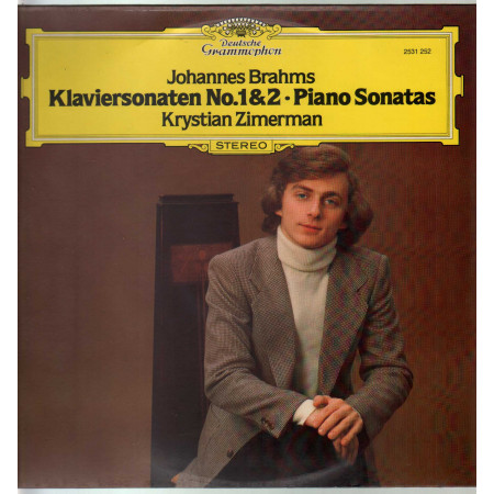 Johannes Brahms Krystian Zimerman Lp Klaviersonaten No.1 & 2 Piano Sonatas DG