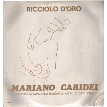 Mariano Caridei Lp Vinile Ricciolo D'Oro / Phonotype Lp 3301 Sigillato