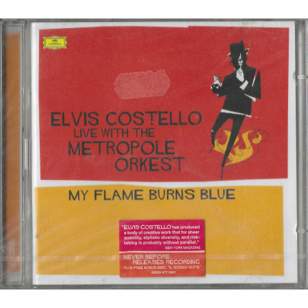 Elvis Costello CD Live With The Metropole Orkest - My Flame Burns Blue Sigillato