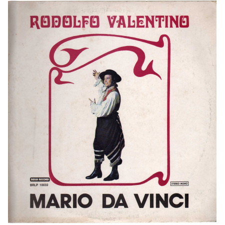 Mario Da Vinci Lp Vinile Rodolfo Valentino / Bella Record ‎BRLP 10032 Nuovo