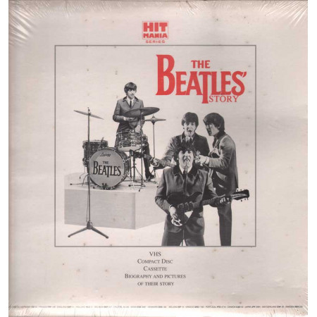 Beatles Cof. CD + MC + VHS + LIBRO  Beatles Story Nuovo Sigillato 8013744990607