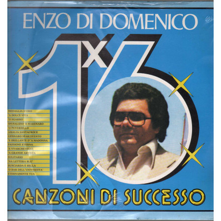 Enzo Di Domenico Lp Vinile 16 Canzoni Di Successo / Discoring 2000 ‎ Sigillato