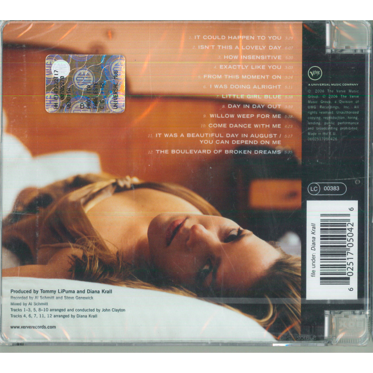 ☆Diana Krall【From This Moment on】US/Verve HQ200g/新品-