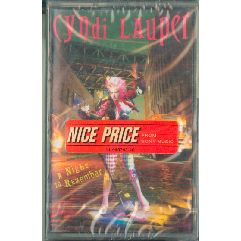 Cyndi Lauper ‎MC7 Cassette A Night To Remember / Epic – 462499 4 Sigillato