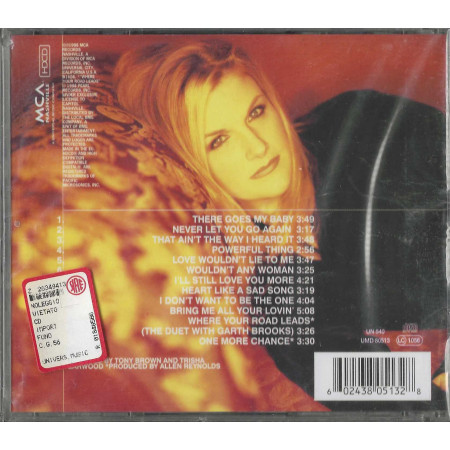 Trisha Yearwood CD Where Your Road Leads / MCA Nashville – UMD 80513 Sigillato
