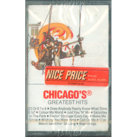 Chicago ‎MC7 Cassette Chicago's Greatest Hits / CBS – 40-32535 Sigillato