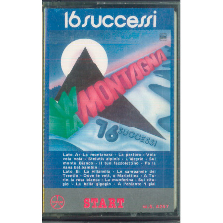 Various MC7 Cassette W LA MONTAGNA 16 SUCCESSI / DURIUM – ca.s. 4257 Sigillato