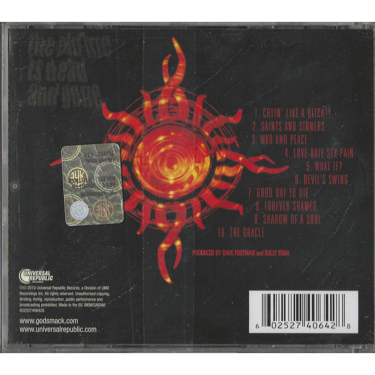 Godsmack CD The Oracle / Universal Republic Records – 602527406428