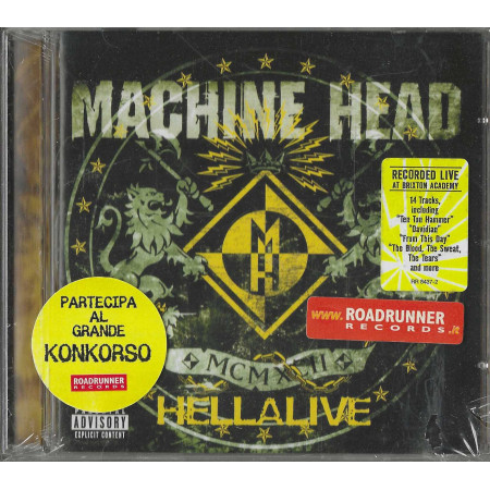 Machine Head CD Hellalive / Roadrunner Records – RR 84372 Sigillato