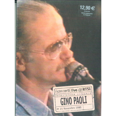 Gino Paoli DVD Live @ RTSI 25 Novembre 1980 / edel Italia ‎– 0173108ere Sigillato