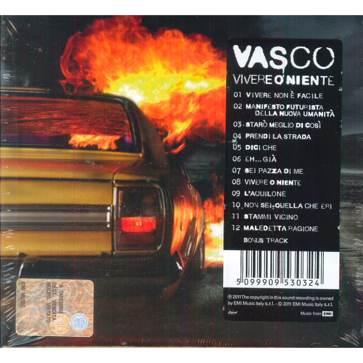 Vasco Rossi CD Vivere O Niente / EMI – 5099909530324