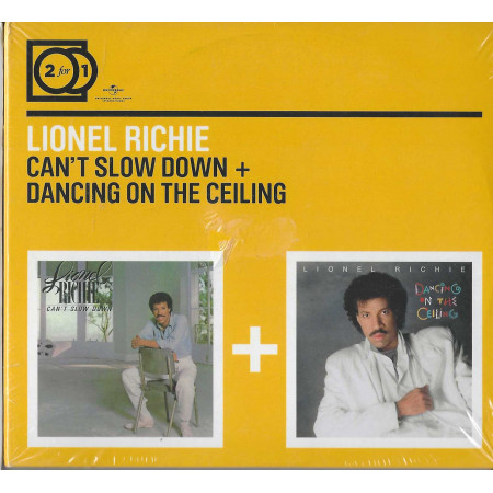 Lionel Richie CD Can't Slow Down + Dancing On The Ceiling / Sigillato