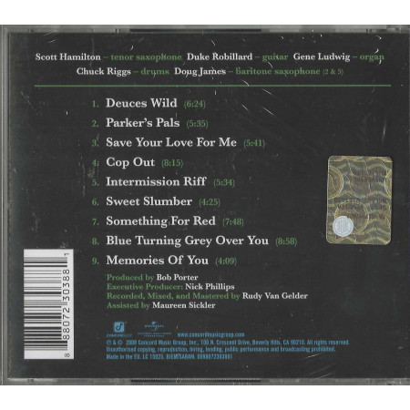 Scott Hamilton & Friends CD Across The Tracks / Concord – 0888072303881 Sigillato