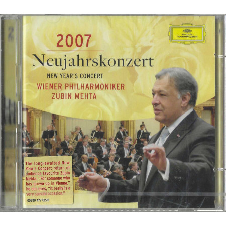 Wiener Philharmoniker CD Neujahrskonzert 2007 / Deutsche – 02894776225 Sigillato