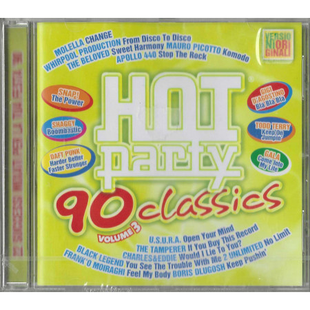 Various CD Hot Party 90 Classics Vol.3 / Universal  – 0602498401699  Sigillato