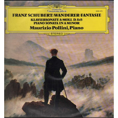 F Schubert M Pollini i ‎Lp Wanderer-Fantasie / Klaviersonate A-moll D 845 DG