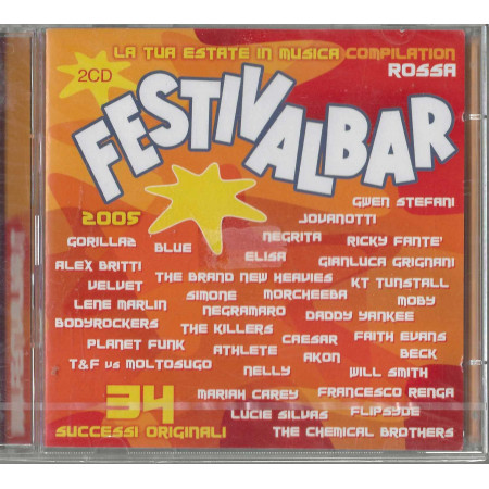 Various CD Festivalbar 2005 - Compilation Rossa / Universal – 9830751 Sigillato