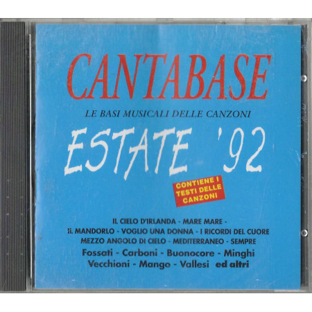 Various CD Cantabase: Estate '92 / Mille Suoni -CDOR 9287  Sigillato
