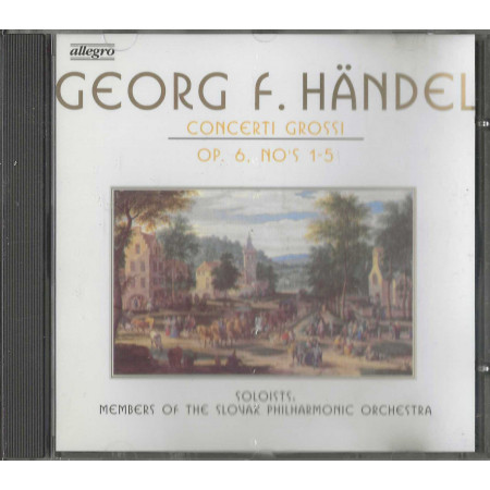 Händel CD Concerti Grossi Op. 6 No's 1-5 / Allegro – 21012 Sigillato