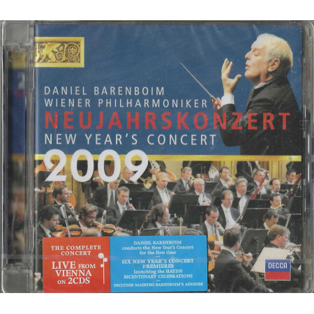 Barenboim, Wiener Philharmoniker CD New Year's Concert 2009 / 4781133 Sigillato