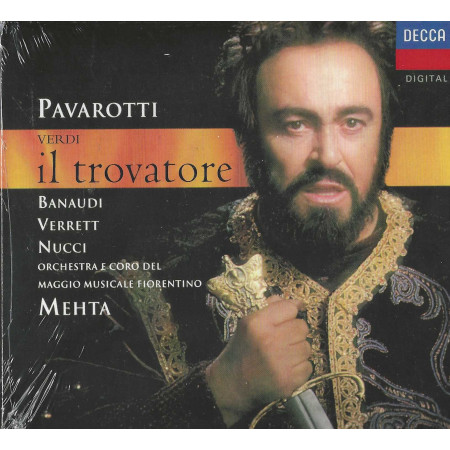 Pavarotti, Verdi, Mehta CD Il Trovatore / Decca – 4767517 Sigillato