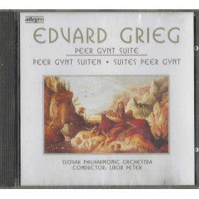Grieg, Slovak Phil, Orchestra, Pešek CD Peer Gynt Suite / Allegro – 21021 Sigillato Grieg, Slovak Phil, Orchestra, Pešek CD Peer Gynt Suite / Allegro – 21021 Sigillato